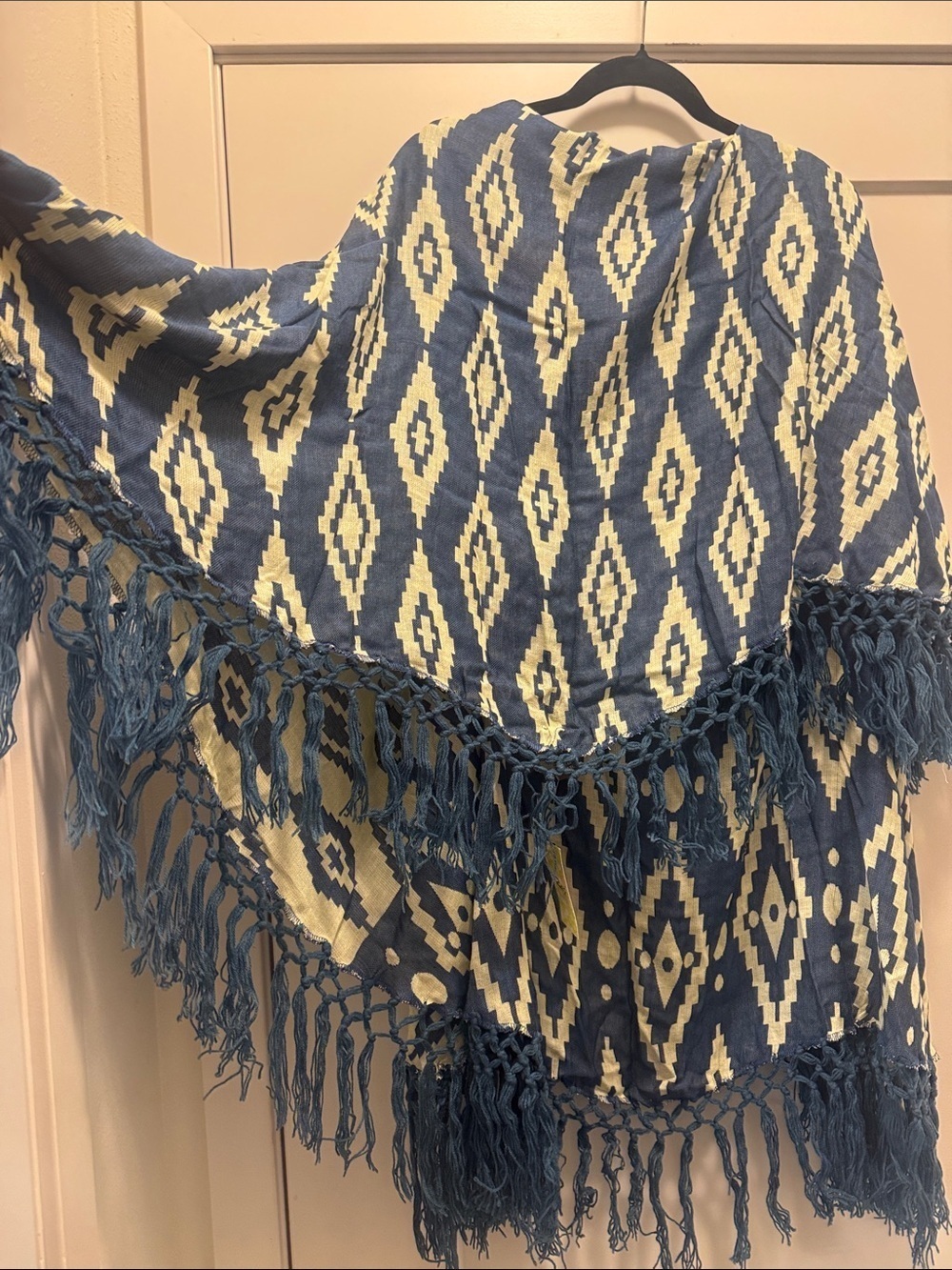 π Raj Dakota Ruana Poncho Navy. OS. NWT!π₯π₯ - Picture 3 of 5